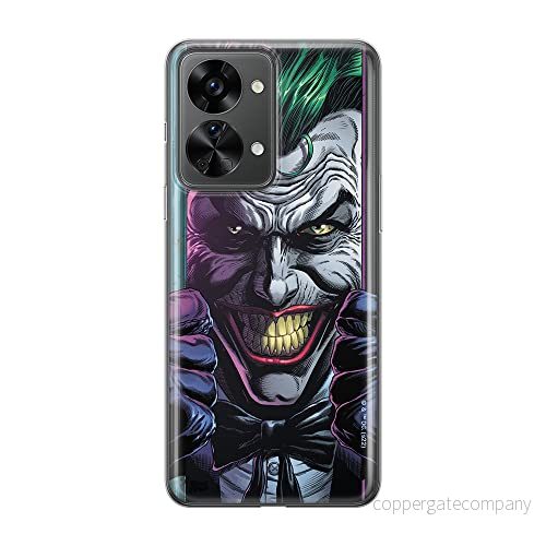 ERT GROUP mobiltelefonfodral för Oneplus NORD 2T 5G originalt och officiellt licensierat DC mönster Joker 015 optimalt anpassad till formen på mobiltelefonen, fodral tillverkad av TPU plast 5905511263362