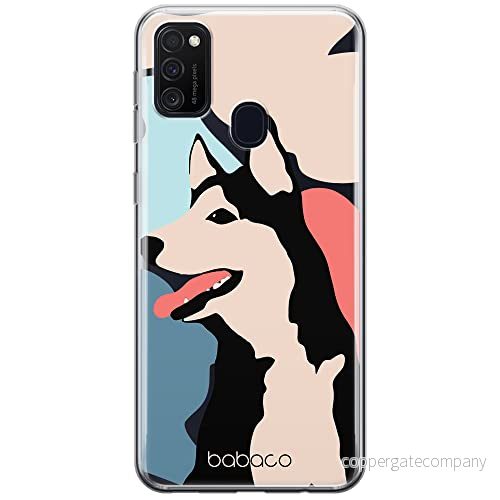ERT GROUP mobiltelefonfodral för Samsung M21 / M30S originalt och officiellt licensierat Babaco mönster Dogs 001 Vit optimalt anpassad till formen på mobiltelefonen, gedeeltelijk transparant 5905131009418