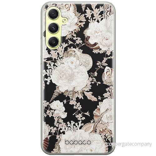 ERT GROUP mobiltelefonfodral för Samsung A34 5G originalt och officiellt licensierat Babaco mönster Flowers 044 optimalt anpassad till formen på mobiltelefonen, fodral tillverkad av TPU plast 5905511784348
