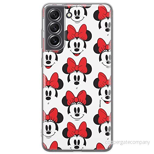ERT GROUP mobiltelefonfodral för Samsung S21 FE originalt och officiellt licensierat Disney mönster Minnie 058 optimalt anpassad till formen på mobiltelefonen, fodral tillverkad av TPU plast 5903932977196
