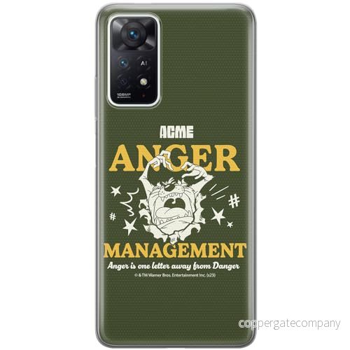 ERT GROUP mobiltelefonfodral för Xiaomi REDMI NOTE 11 PRO 5G/ 4G originalt och officiellt licensierat Looney Tunes mönster Tasmanian 006, fodral tillverkad av TPU plast 5905795135225