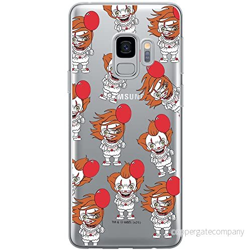 ERT GROUP mobiltelefonfodral för Samsung S9 originalt och officiellt licensierat Horror mönster It 007 optimalt anpassad till formen på mobiltelefonen, gedeeltelijk transparant 5905131960009