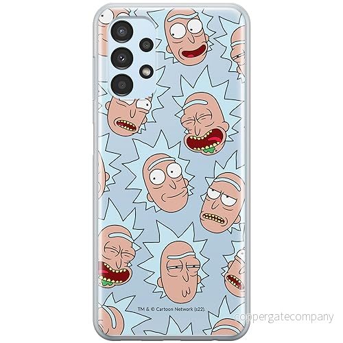 ERT GROUP mobiltelefonfodral för Samsung A13 4G originalt och officiellt licensierat Rick and Morty mönster & 015 anpassad till formen på mobiltelefonen, gedeeltelijk transparant 5905511135447