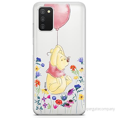 ERT GROUP mobiltelefonfodral för Samsung A03S originalt och officiellt licensierat Disney mönster Winnie the Pooh and friends 028 anpassad till formen på mobiltelefonen, gedeeltelijk transparant 5903932989625