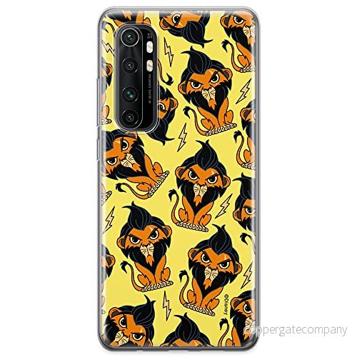 ERT GROUP mobiltelefonfodral för Xiaomi MI NOTE 10 Lite originalt och officiellt licensierat Disney mönster Scar 002 optimalt anpassad till formen på mobiltelefonen, fodral tillverkad av TPU plast 5905131445247