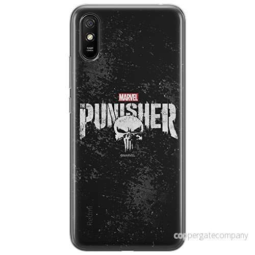 ERT GROUP mobiltelefonfodral för Xiaomi REDMI 9A originalt och officiellt licensierat Marvel mönster Punisher 003 optimalt anpassad till formen på mobiltelefonen, fodral tillverkad av TPU plast 5903040308707