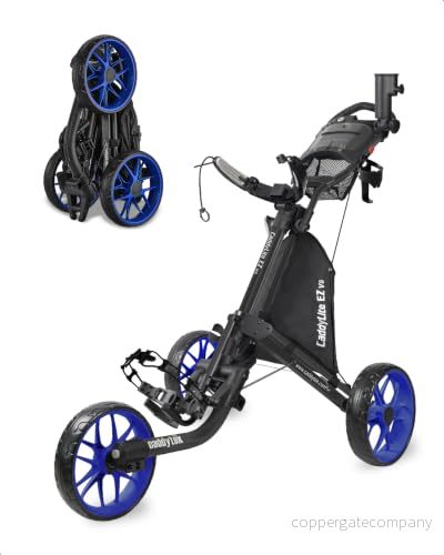 Caddytek CaddyLite EZ V8 Blue Golfvagn, En storlek, Blå, Grå 689354886425