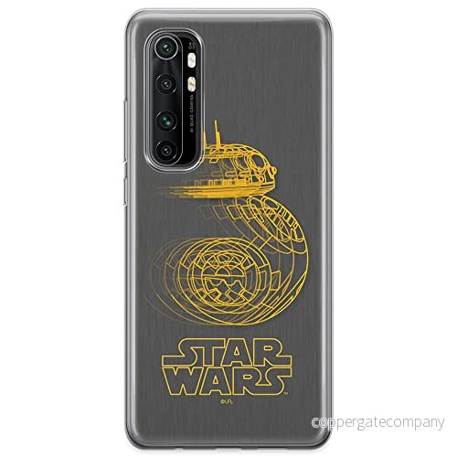 ERT GROUP mobiltelefonfodral för Xiaomi MI NOTE 10 Lite originalt och officiellt licensierat Star Wars mönster BB 8 007 optimalt anpassad till formen på mobiltelefonen, fodral tillverkad av TPU plast 5904805589836