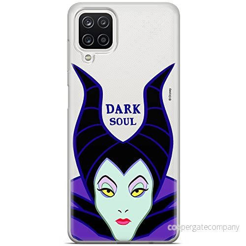 ERT GROUP mobiltelefonfodral för Samsung A12 / M12 originalt och officiellt licensierat Disney mönster Maleficent 001 optimalt anpassad till formen på mobiltelefonen, gedeeltelijk transparant 5903040090589