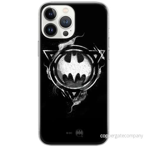 ERT GROUP mobiltelefonfodral för Apple Iphone 6/6S originalt och officiellt licensierat DC mönster Batman 013 Vit optimalt anpassad till formen på mobiltelefonen, fodral tillverkad av TPU plast 5903040811832