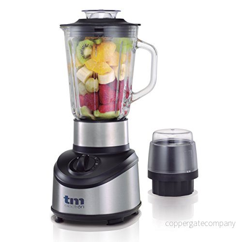 TM Electron TMPBA012 handmixer glas 500 W, plast och rostfritt stål, svart 8436034263388