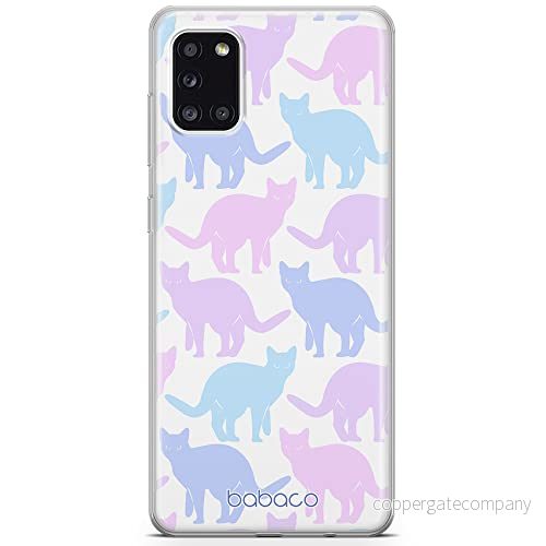 ERT GROUP mobiltelefonfodral för Samsung A31 originalt och officiellt licensierat Babaco mönster Cats 011 optimalt anpassad till formen på mobiltelefonen, fodral tillverkad av TPU plast 5905131053794