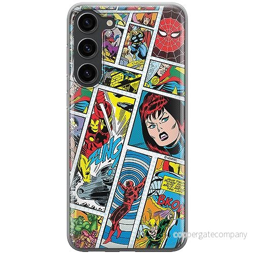 ERT GROUP mobiltelefonfodral för Samsung S23 PLUS originalt och officiellt licensierat Marvel mönster Avengers 034 optimalt anpassad till formen på mobiltelefonen, fodral tillverkad av TPU plast 5905511767754
