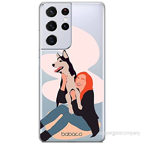 ERT GROUP mobiltelefonfodral för Samsung S21 ULTRA originalt och officiellt licensierat Babaco mönster Dogs 004 optimalt anpassad till formen på mobiltelefonen, gedeeltelijk transparant 5905131039897