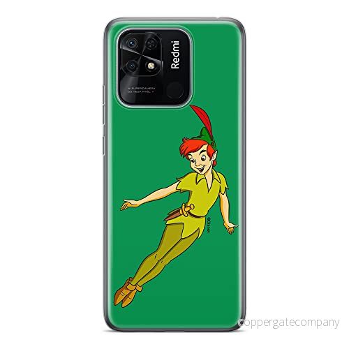 ERT GROUP mobiltelefonfodral för Xiaomi REDMI 10C originalt och officiellt licensierat Disney mönster Peter Pan 001 optimalt anpassad till formen på mobiltelefonen, fodral tillverkad av TPU plast 5905511550141