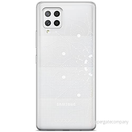 ERT GROUP mobiltelefonfodral för Samsung A42 5G originalt och officiellt licensierat Babaco mönster Mandalas 002 Vit optimalt anpassad till formen på mobiltelefonen, gedeeltelijk transparant 5904805821394