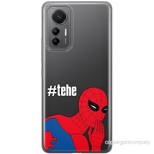 ERT GROUP mobiltelefonfodral för Xiaomi 12 LITE originalt och officiellt licensierat Marvel mönster Spider Man 028 optimalt anpassad till formen på mobiltelefonen, gedeeltelijk transparant 5905795005399