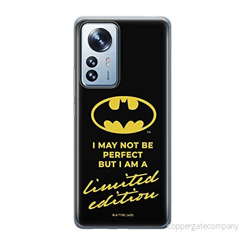 ERT GROUP mobiltelefonfodral för Xiaomi MI 12 PRO originalt och officiellt licensierat DC mönster Batman 062 optimalt anpassad till formen på mobiltelefonen, fodral tillverkad av TPU plast 5905511529925
