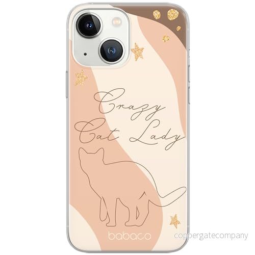 ERT GROUP mobiltelefonfodral för Iphone 13 MINI originalt och officiellt licensierat Babaco mönster Cats 009 optimalt anpassad till formen på mobiltelefonen, fodral tillverkad av TPU plast 5905131066473