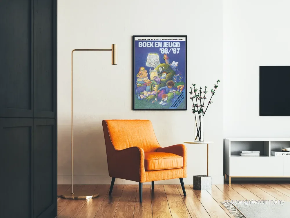 Vintageposter för Böcker och Ungdom '86/'87 - Barnrum Inredning - Bild 2