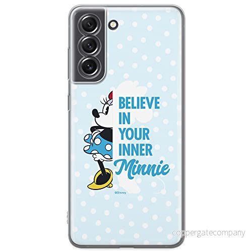 ERT GROUP mobiltelefonfodral för Samsung S21 FE originalt och officiellt licensierat Disney mönster Minnie 047 optimalt anpassad till formen på mobiltelefonen, fodral tillverkad av TPU plast 5903932977066