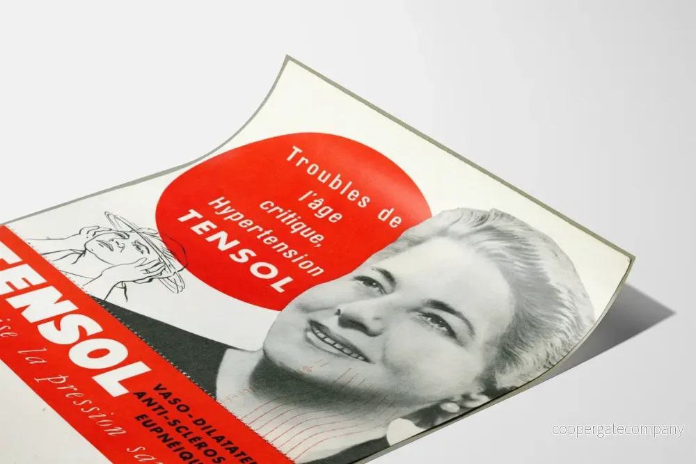 Vintage reklamposter för Tensol för väggdekoration - Bild 3
