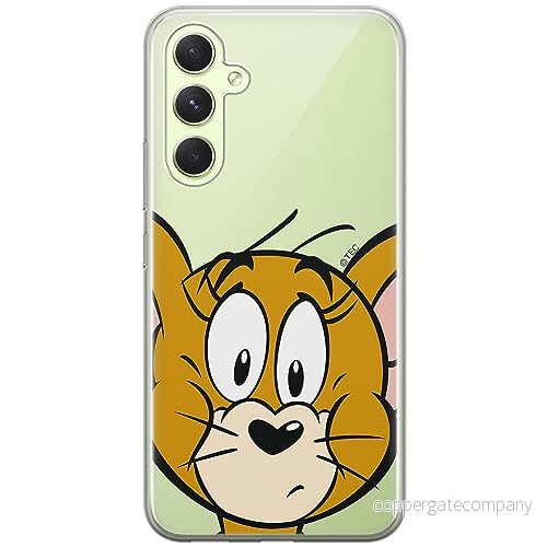 ERT GROUP mobiltelefonfodral för Samsung A54 5G originalt och officiellt licensierat Tom & Jerry mönster 002 optimalt anpassad till formen på mobiltelefonen, gedeeltelijk transparant 5905511796921