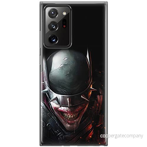 ERT GROUP mobiltelefonfodral för Samsung GALAXY NOTE 20 ULTRA originalt och officiellt licensierat DC mönster Batman Who Laughs 002, fodral tillverkad av TPU plast 5903040361467