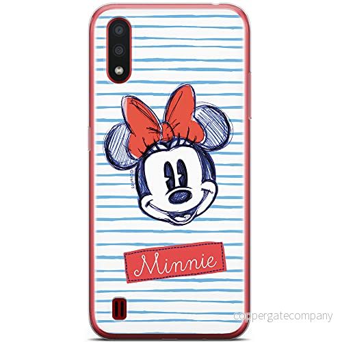 ERT GROUP mobiltelefonfodral för Samsung A01 originalt och officiellt licensierat Disney mönster Minnie 011 optimalt anpassad till formen på mobiltelefonen, fodral tillverkad av TPU plast 5904805425080
