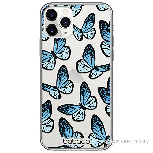 ERT GROUP mobiltelefonfodral för Iphone 11 PRO MAX originalt och officiellt licensierat Babaco mönster Butterflies 002 optimalt anpassad till formen på mobiltelefonen, gedeeltelijk transparant 5904805713583