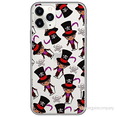 ERT GROUP mobiltelefonfodral för Iphone 11 PRO MAX originalt och officiellt licensierat Disney mönster Dr. Facilier 002 optimalt anpassad till formen på mobiltelefonen, gedeeltelijk transparant 5905131398796
