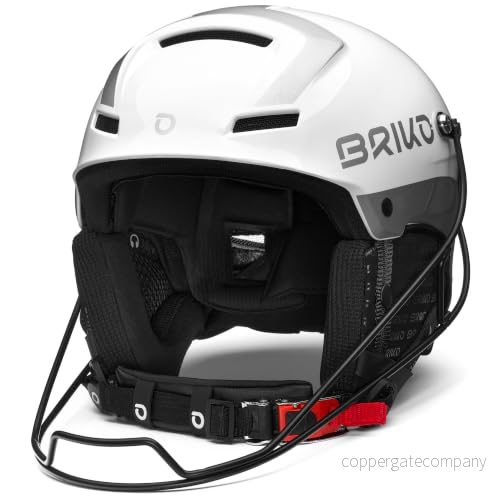 Briko, HELMET Unisex Vuxen, SHINY WHITE SILVER, 64 8033773694994