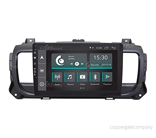 Costum Fit Bilradio för Citroen Jumpy Android GPS Bluetooth WiFi USB Full HD Touchscreen Display 10" Easyconnect 8059307171052