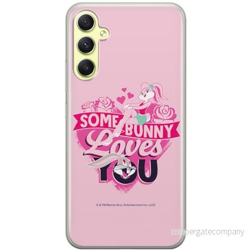 ERT GROUP mobiltelefonfodral för Samsung A34 5G originalt och officiellt licensierat Looney Tunes mönster Lola & Bugs 002 anpassad till formen på mobiltelefonen, fodral tillverkad av TPU plast 5905795134167