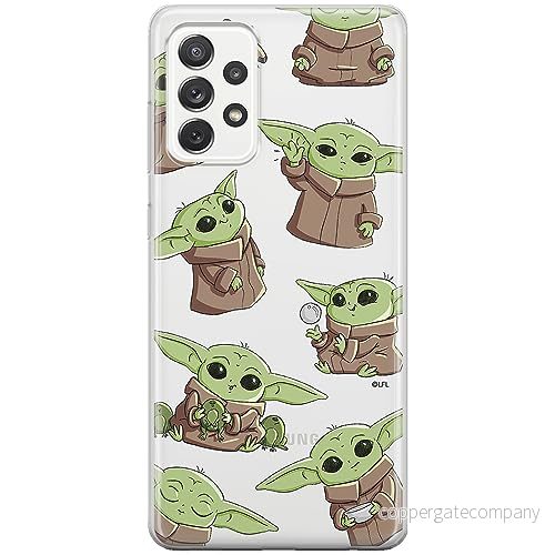 ERT GROUP mobiltelefonfodral för Samsung A73 5G originalt och officiellt licensierat Star Wars mönster Baby Yoda 029 optimalt anpassad till formen på mobiltelefonen, gedeeltelijk transparant 5905511748197