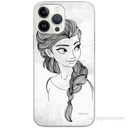 ERT GROUP mobiltelefonfodral för Samsung S10 PLUS originalt och officiellt licensierat Disney mönster Elsa 009 Vit optimalt anpassad till formen på mobiltelefonen, fodral tillverkad av TPU plast 5903040581414