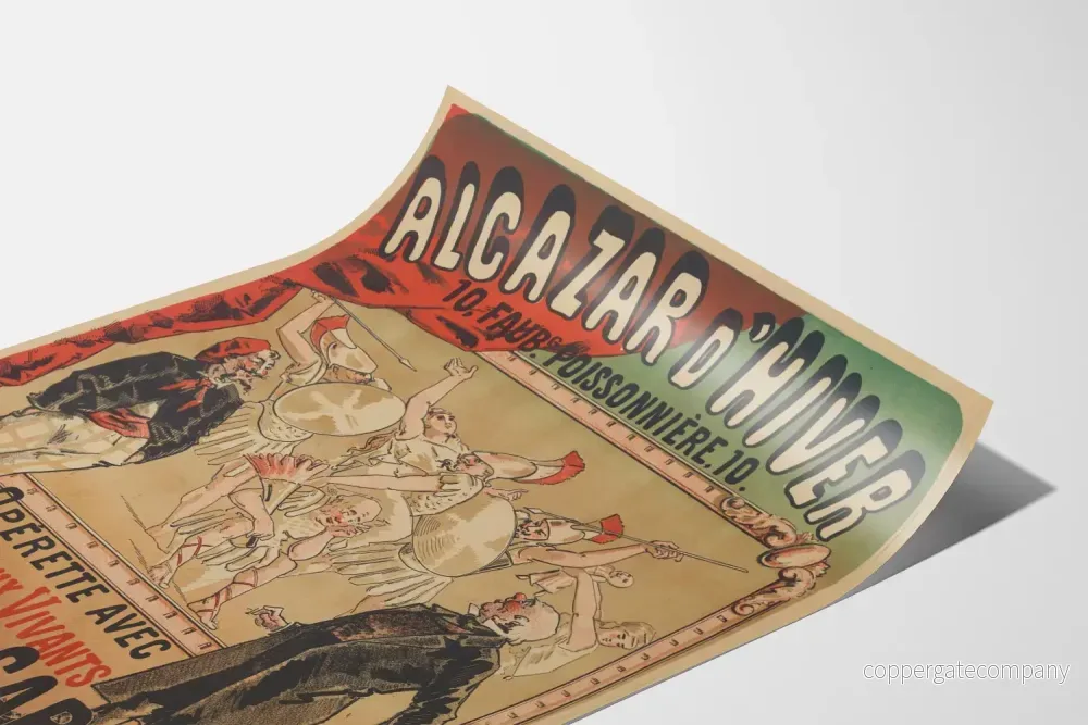 Vintageaffisch för Alcazar d'Hiver-operetten L'Enlèvement des Sabines - Bild 3
