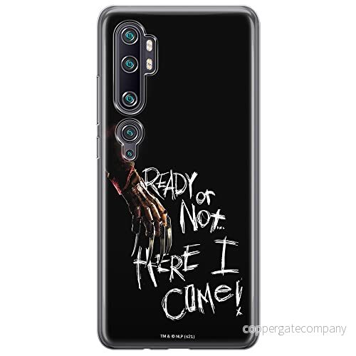 ERT GROUP mobiltelefonfodral för Xiaomi MI NOTE 10 / PRO originalt och officiellt licensierat Horror mönster Nightmare of Elm Street 001, fodral tillverkad av TPU plast 5905511070403