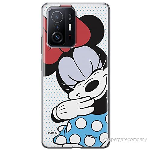 ERT GROUP mobiltelefonfodral för Xiaomi 11T 5G / PRO originalt och officiellt licensierat Disney mönster Minnie 033 anpassad till formen på mobiltelefonen, fodral tillverkad av TPU plast 5904805561931