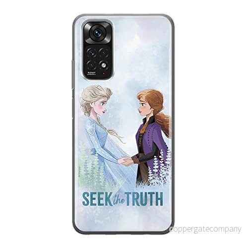 ERT GROUP mobiltelefonfodral för Xiaomi REDMI NOTE 11S 4G / 11 originalt och officiellt licensierat Disney mönster Frozen 006, fodral tillverkad av TPU plast 5905511559991