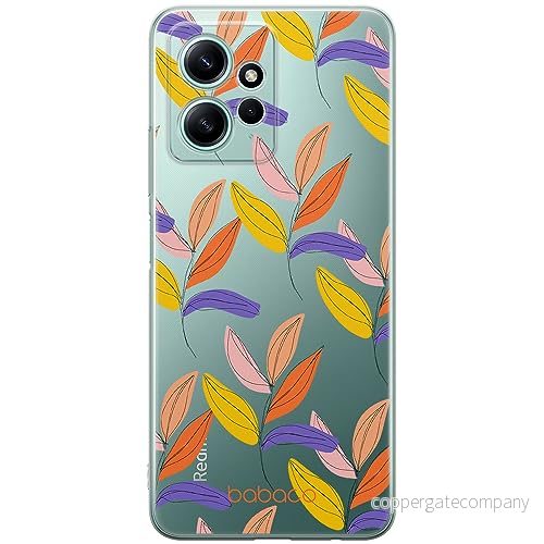 ERT GROUP mobiltelefonfodral för Xiaomi REDMI NOTE 12 4G originalt och officiellt licensierat Babaco mönster Plants 007 optimalt anpassad till formen på mobiltelefonen, gedeeltelijk transparant 5905511942632