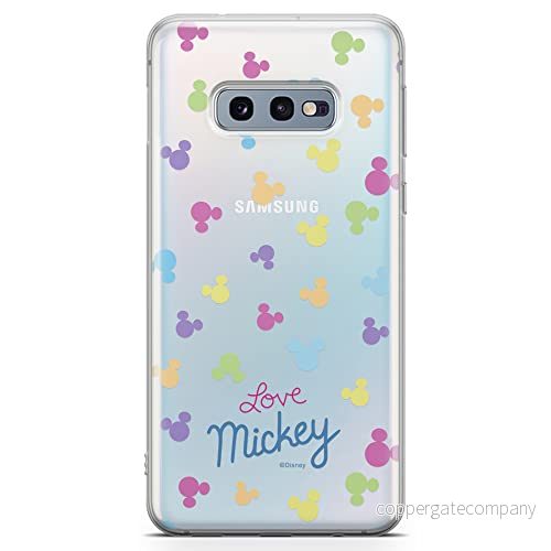 ERT GROUP mobiltelefonfodral för Samsung S10e originalt och officiellt licensierat Disney mönster Mickey 017 optimalt anpassad till formen på mobiltelefonen, gedeeltelijk transparant 5902980138603
