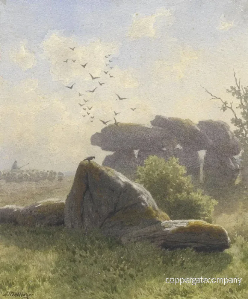 Målning Dolmen - Alexander Mollinger | Konsttryck - Bild 2