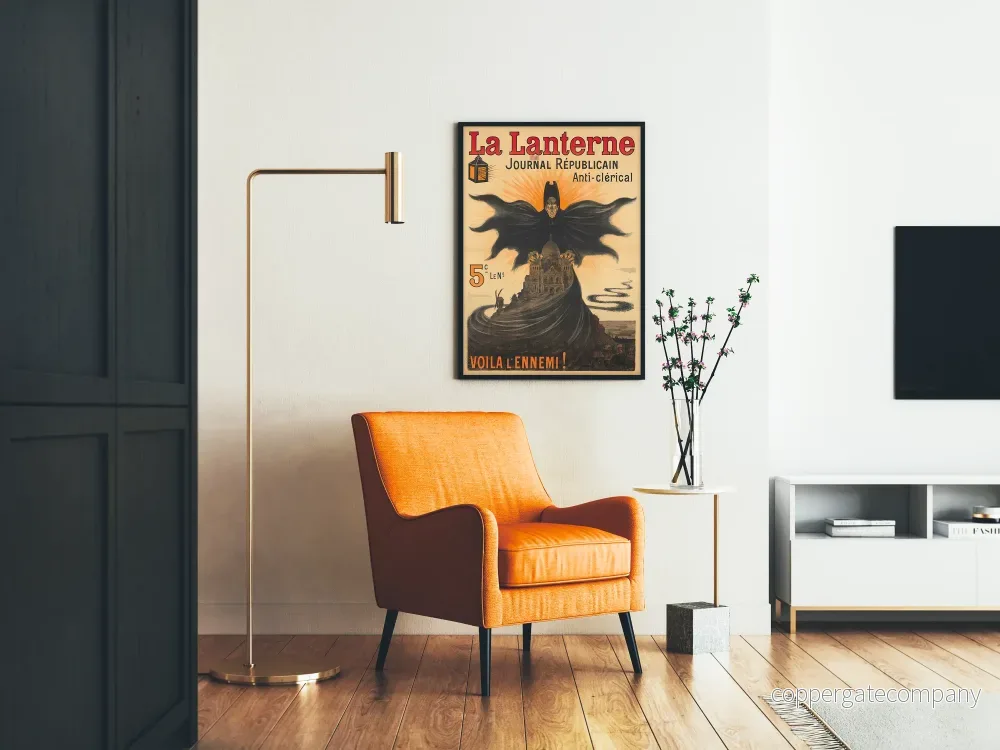 Vintageposter La Lanterne Journal Républicain Anti-klerikal - Bild 2