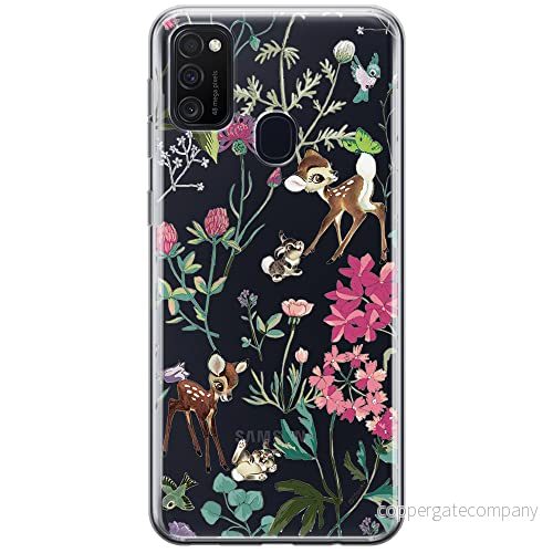 ERT GROUP mobiltelefonfodral för Samsung M21 originalt och officiellt licensierat Disney mönster Bambi & Friends 001 optimalt anpassad till formen på mobiltelefonen, gedeeltelijk transparant 5903537832487