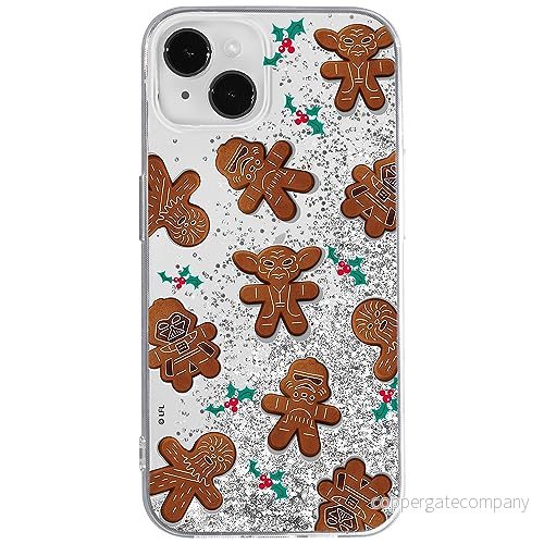 ERT GROUP mobiltelefonfodral för Apple Iphone 14 PLUS originalt och officiellt licensierat Star Wars mönster 049 optimalt anpassad till formen på mobiltelefonen, med glitter overflow effekt 5905511590918
