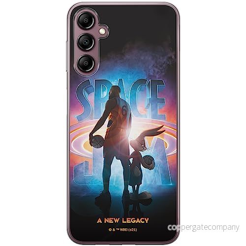 ERT GROUP mobiltelefonfodral för Samsung A14 4G/5G originalt och officiellt licensierat Looney Tunes mönster Space Jam 009 anpassad till formen på mobiltelefonen, fodral tillverkad av TPU plast 5905511836887