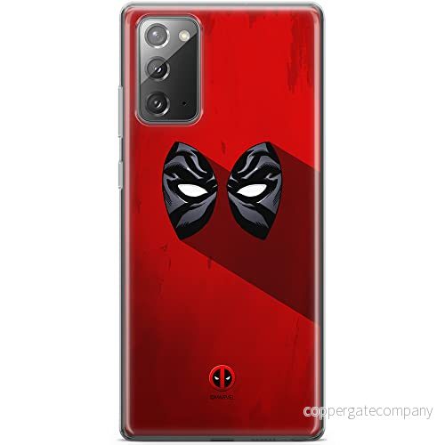 ERT GROUP mobiltelefonfodral för Samsung GALAXY NOTE 20 originalt och officiellt licensierat Marvel mönster Deadpool 007 optimalt anpassad till formen på mobiltelefonen, fodral tillverkad av TPU plast 5903040451021