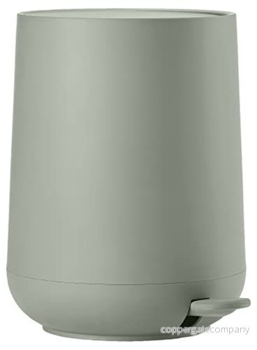 Zone Denmark Nova avfallsbehållare för badrummet, kosmetikaburk, diameter 20,5 cm, höjd 23,5 kapacitet 3 liter, Matcha Green 5722000152538