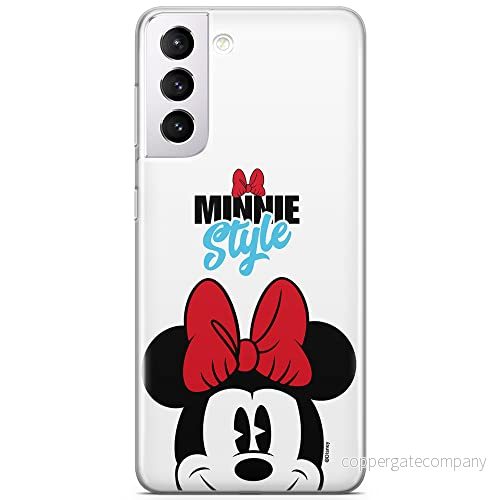 ERT GROUP mobiltelefonfodral för Samsung S21 originalt och officiellt licensierat Disney mönster Minnie 027 optimalt anpassad till formen på mobiltelefonen, fodral tillverkad av TPU plast 5903932375879